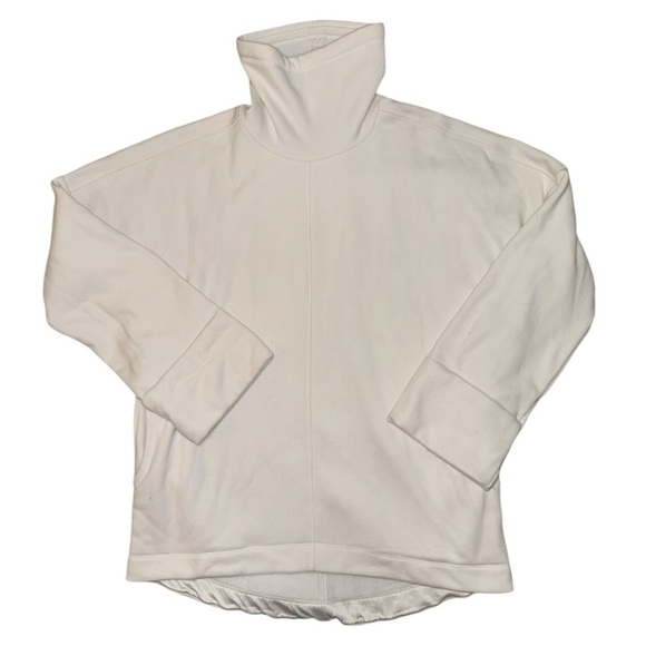 Athleta cozy karma funnel neck sweatshirt magnolia white women’s size XS - Picture 4 of 9